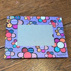 Britto Romero Britto Glass Flower Frame 4”x6”